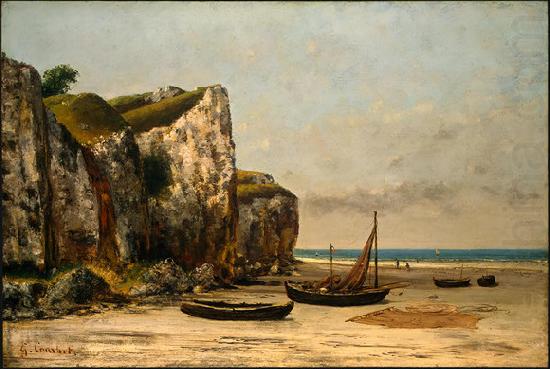 Beach in Normandy, Gustave Courbet